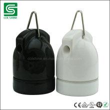 E27 Vintage Ceramic Porcelain Lampholder Lamp Socket with Hook